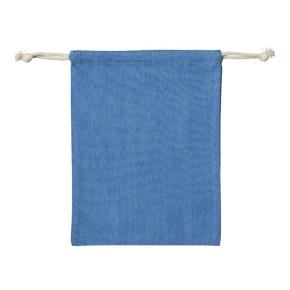 シャンブリック 巾着（M） | ノベルティ(小物) | 1枚 | TR-0977 | ブルー