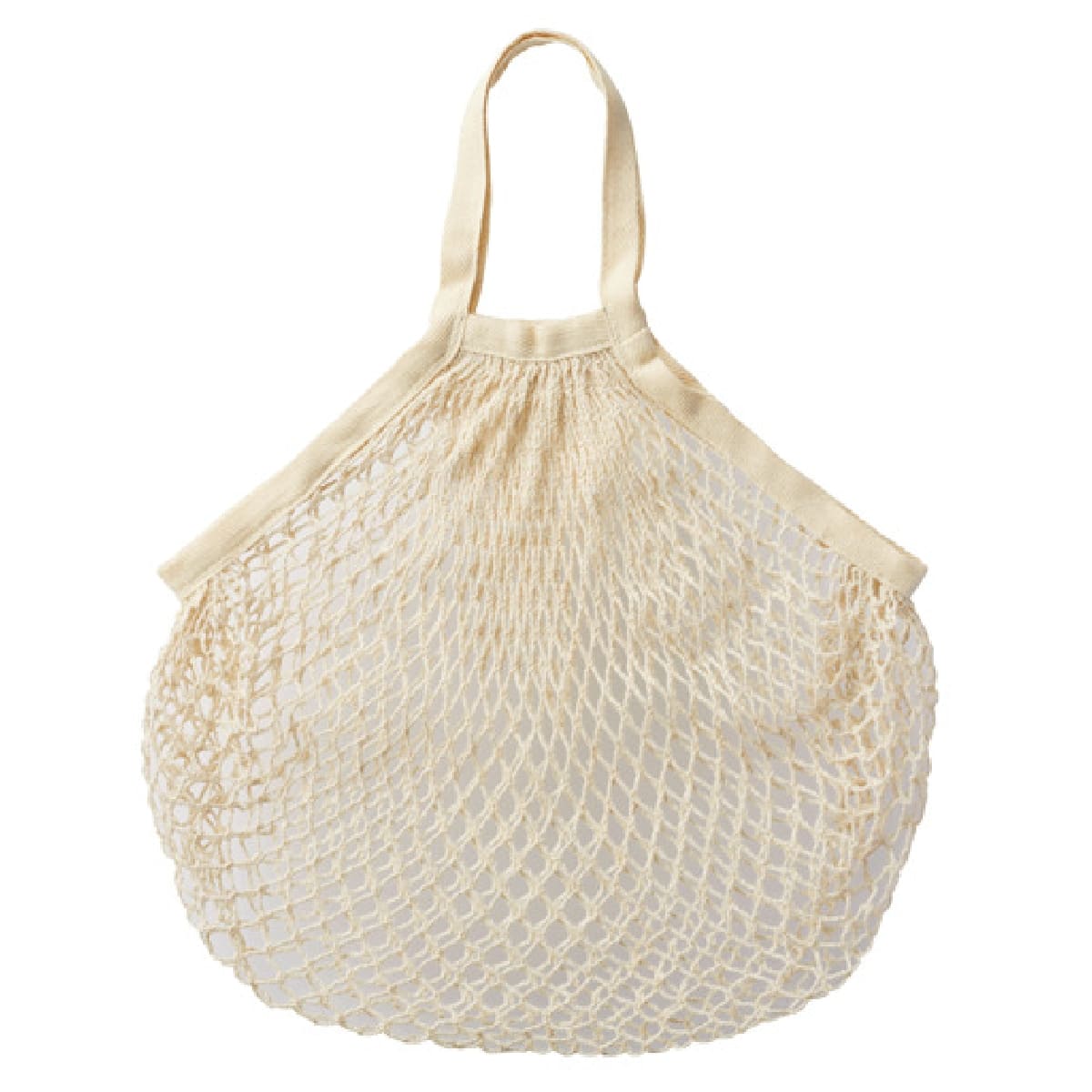 ネットバッグ 厚手コットン巾着付 | ノベルティ(小物) | 1枚 | TR-0979 | ナチュラル