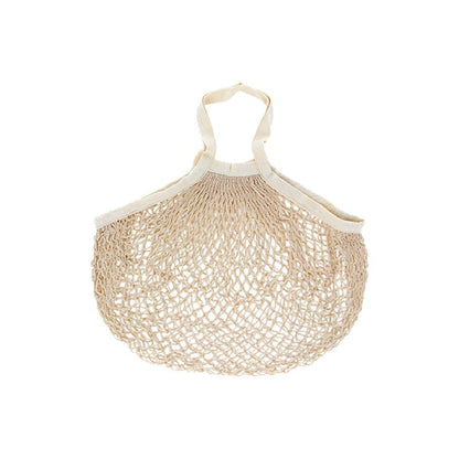 ネットバッグ 厚手コットン巾着付 | ノベルティ(小物) | 1枚 | TR-0979 | ナチュラル