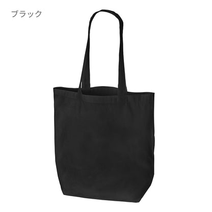 オーガニックコットン バッグ（M） | ノベルティ(小物) | 1枚 | TR-1045 | ブラック