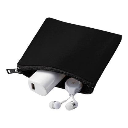 ライトキャンバス フラットポーチ（SS） | ノベルティ(小物) | 1枚 | TR-1055 | ナイトブラック