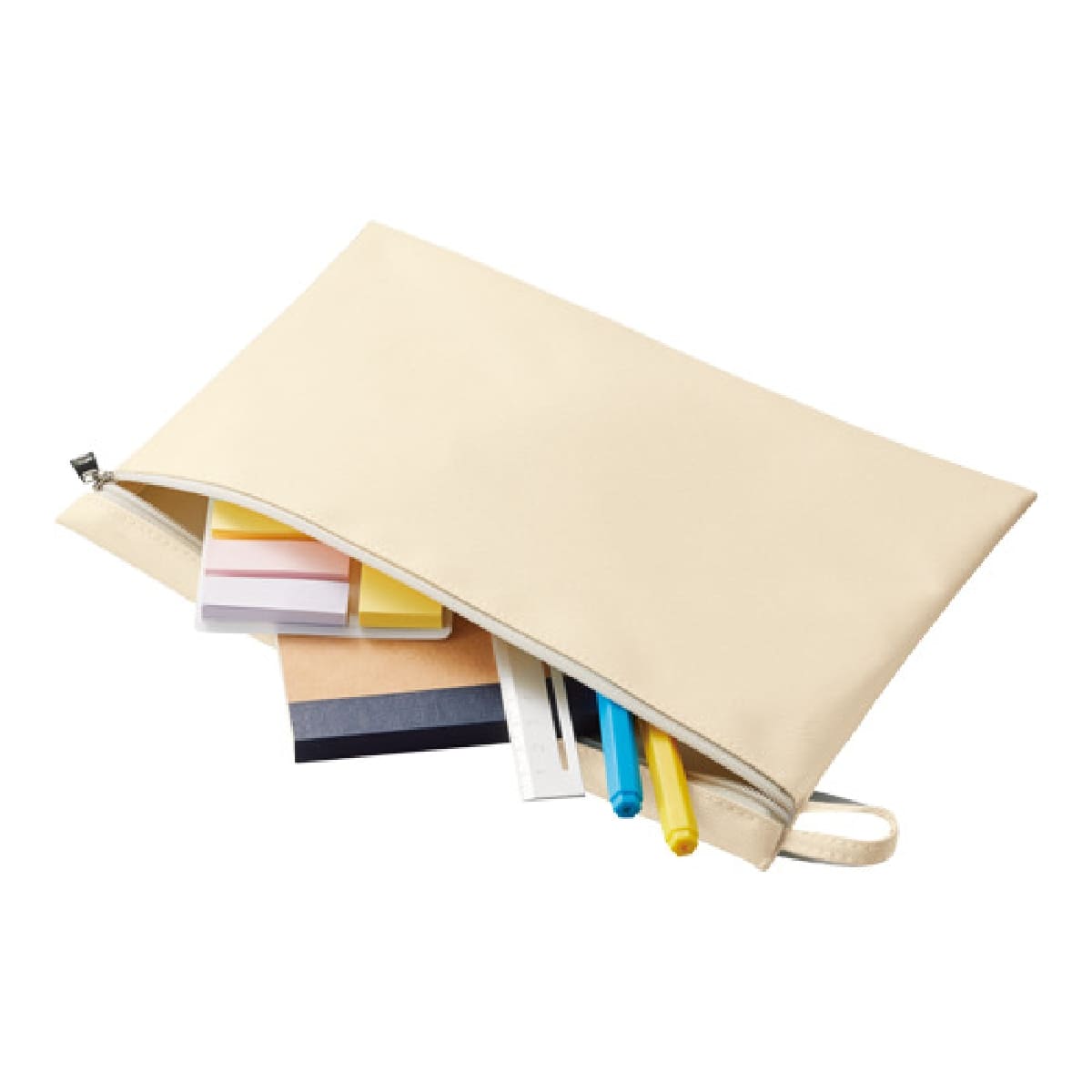 ユーティリティ フラットポーチ（M） | ノベルティ(小物) | 1枚 | TR-1062 | ネイビーブルー