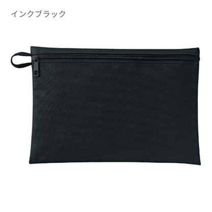 ユーティリティ フラットポーチ（M） | ノベルティ(小物) | 1枚 | TR-1062 | インクブラック