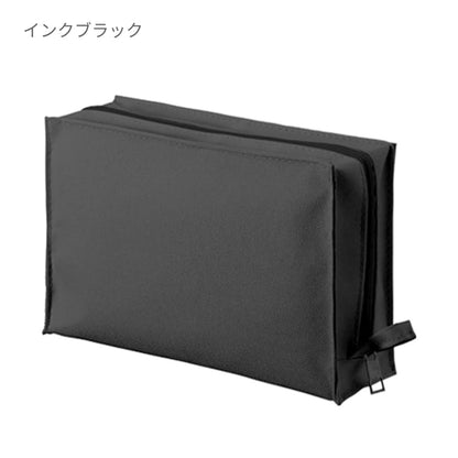 ユーティリティ バネ口ポーチ ミニ | ノベルティ(小物) | 1枚 | TR-1164 | インクブラック