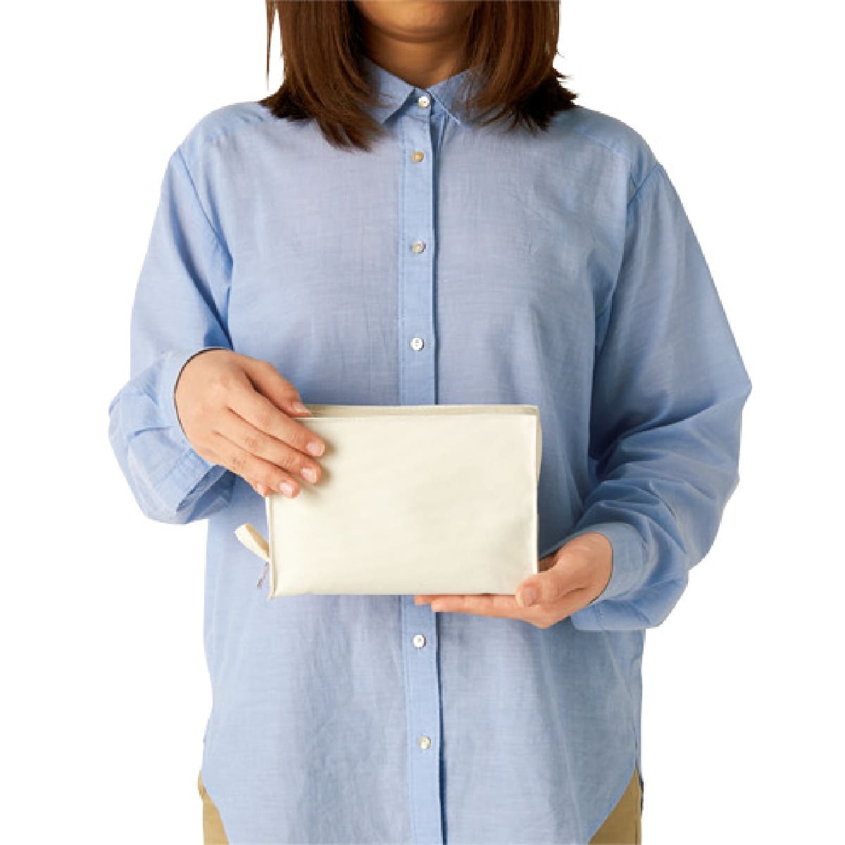 ユーティリティ スクエアポーチ（M） | ノベルティ(小物) | 1枚 | TR-1064 | インクブラック