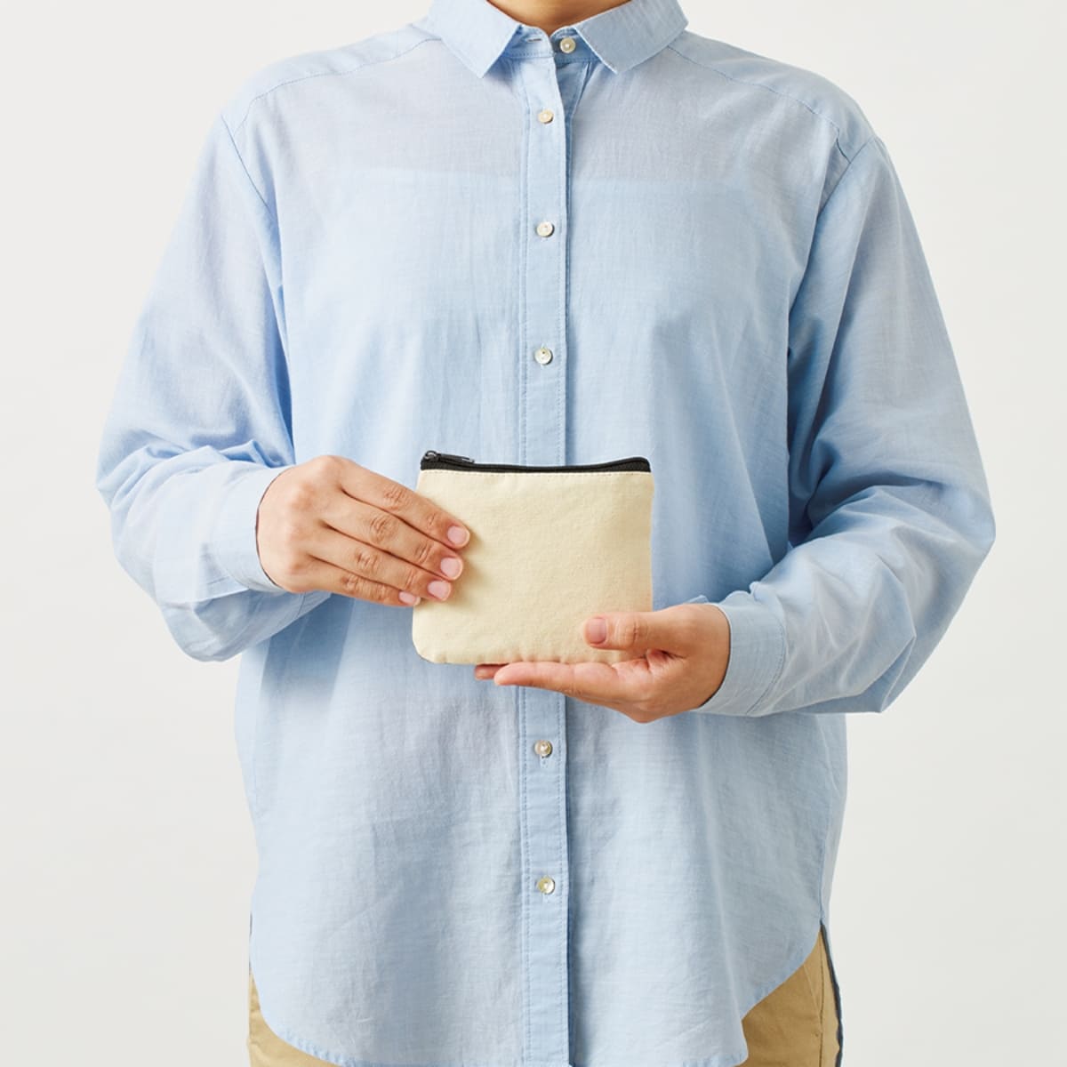 ライトキャンバス ティッシュポーチ | ノベルティ(小物) | 1枚 | TR-1072 | ナイトブラック