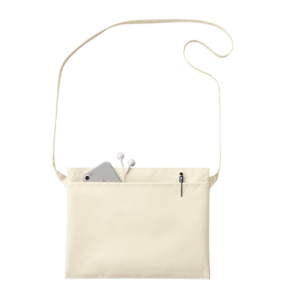 フロントポケットサコッシュ | ノベルティ(小物) | 1枚 | TR-1077 | インクブラック