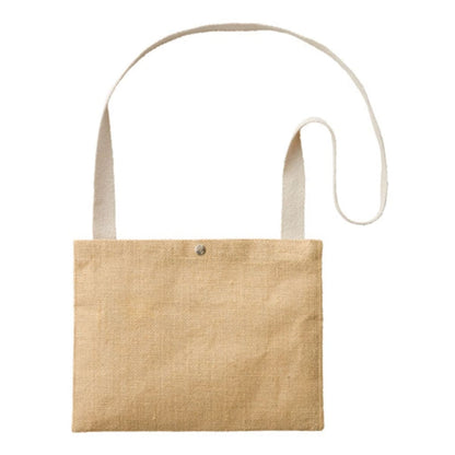 ジュート サコッシュ | ノベルティ(小物) | 1枚 | TR-1084 | ナチュラルベージュ