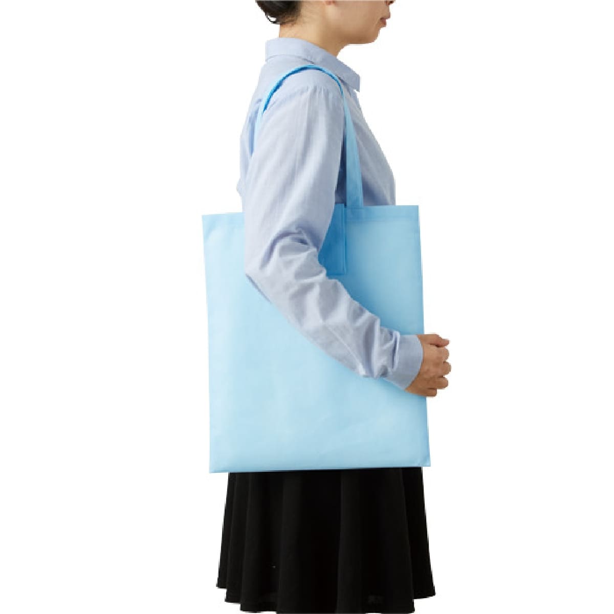 不織布 ポケッタブルエコトート | ノベルティ(小物) | 1枚 | TR-1086 | ディープブルー