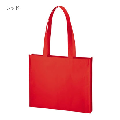 不織布 A4ワイドスクエアトート | ノベルティ(小物) | 1枚 | TR-1092 | ナチュラルホワイト