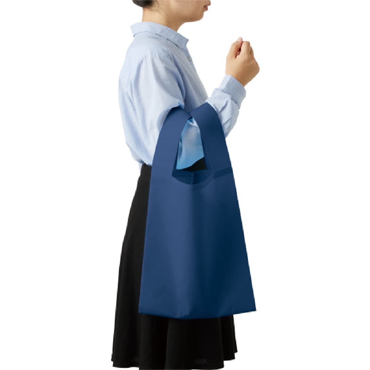 不織布 レジバッグ | ノベルティ(小物) | 1枚 | TR-1094 | フロスティブルー