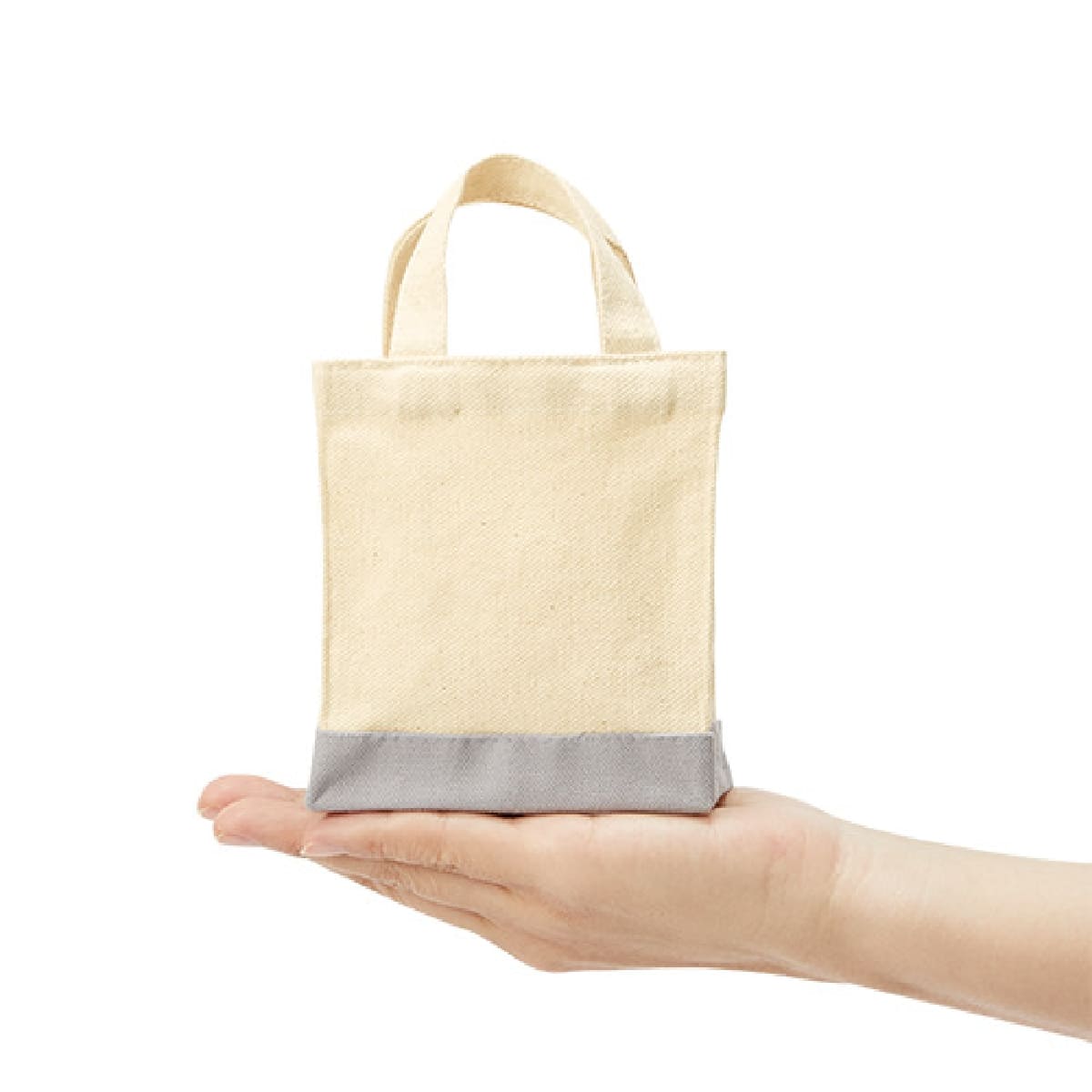 キャンバス スクエアトートカラーボトム（XXS) | ノベルティ(小物) | 1枚 | TR-1108 | ミッドナイトブルー