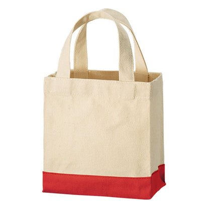 キャンバス スクエアトートカラーボトム（XS) | ノベルティ(小物) | 1枚 | TR-1110 | ミッドナイトブルー