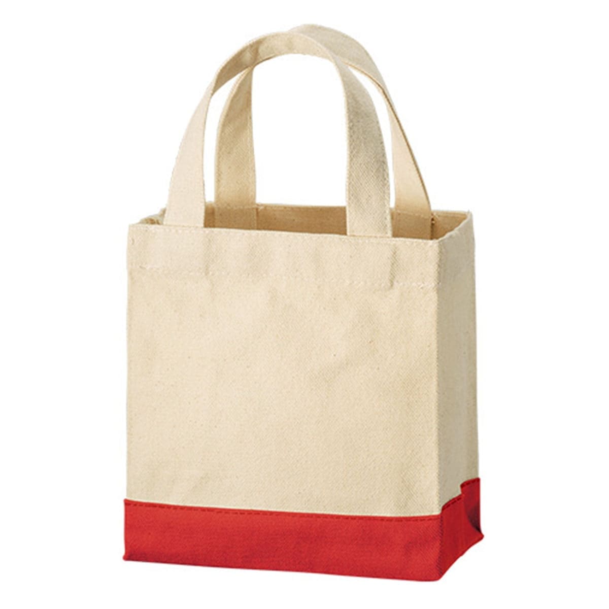 キャンバス スクエアトートカラーボトム（XS) | ノベルティ(小物) | 1枚 | TR-1110 | スカイグレー