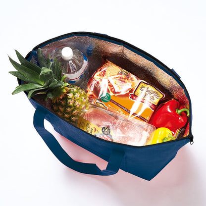 不織布 保冷ビッグライントート | ノベルティ(小物) | 1枚 | TR-1129 | ディープブルー