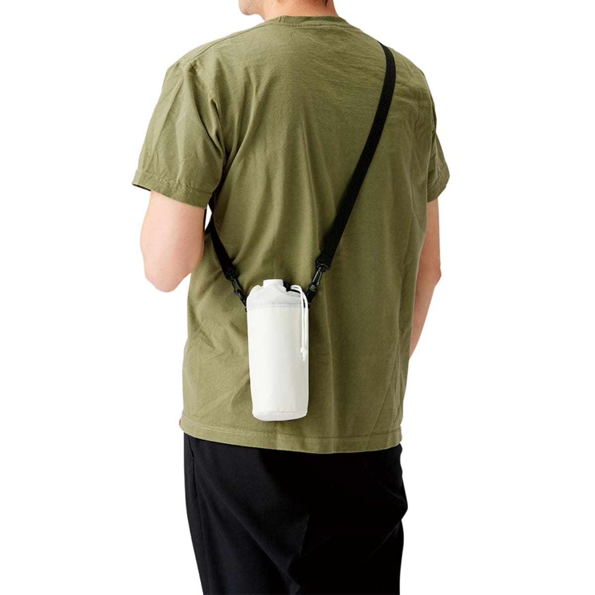 保冷ボトルホルダー ショルダー付 | ノベルティ(小物) | 1枚 | TR-1136 | インクブラック