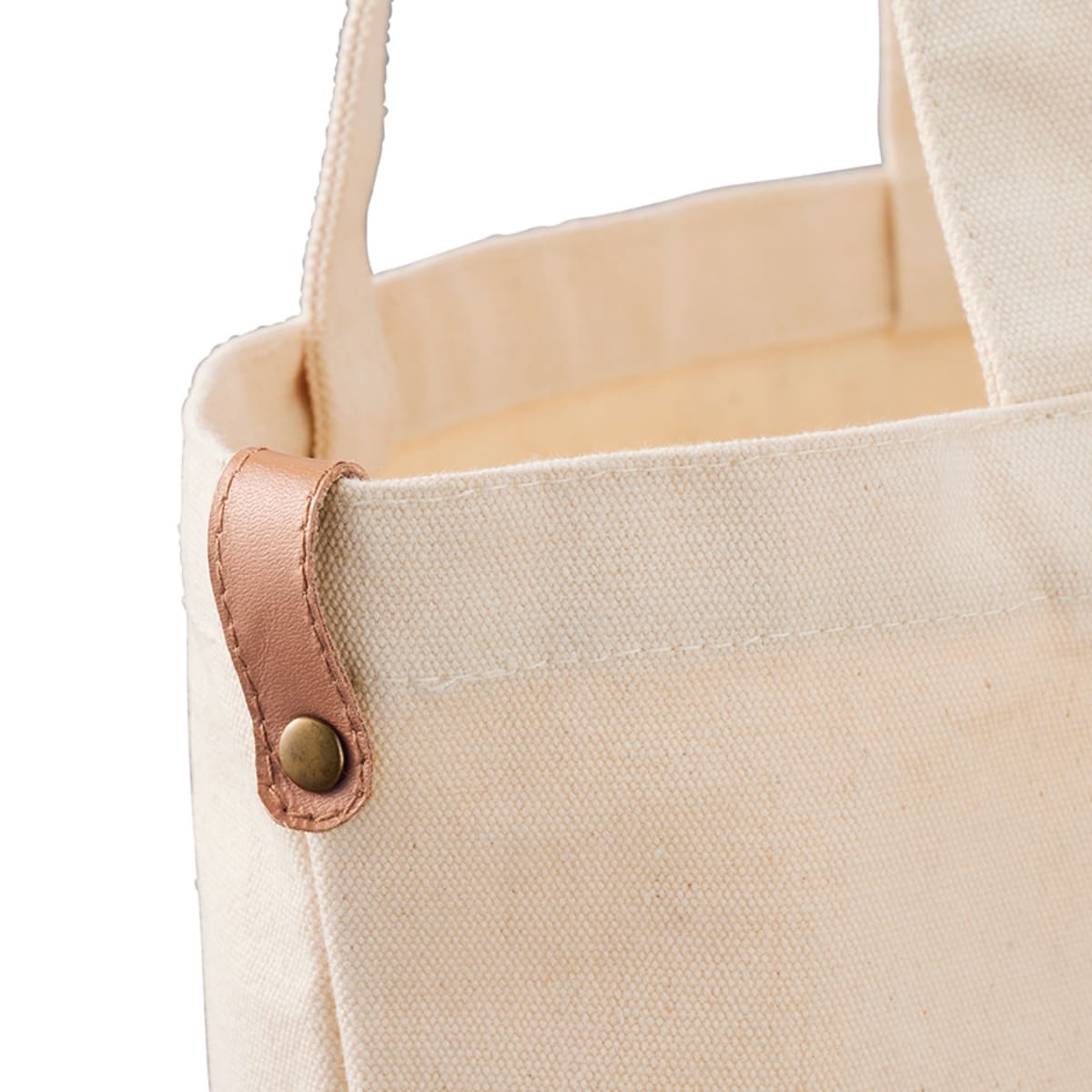 厚手キャンバス レザーボトムトート | ノベルティ(小物) | 1枚 | TR-1148 | ナチュラル