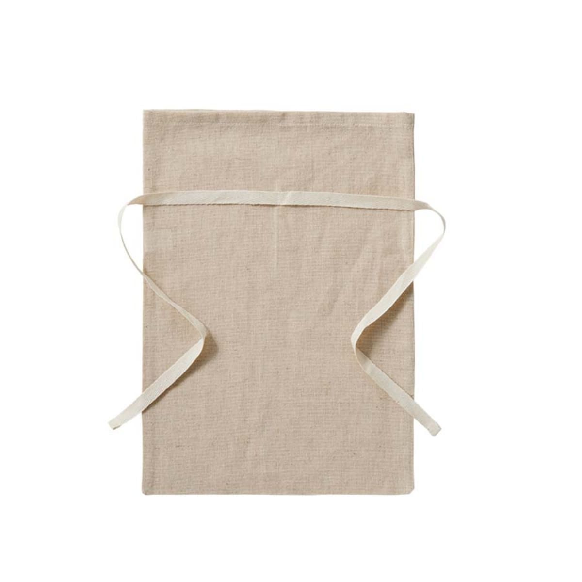コットンリネン ラッピング巾着（M） | ノベルティ(小物) | 1枚 | TR-1152 | ナチュラルベージュ