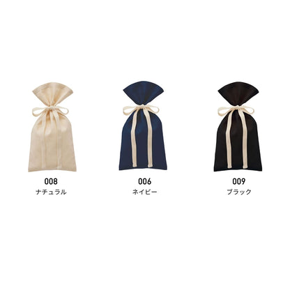 厚手コットン ラッピング巾着（S） | ノベルティ(小物) | 1枚 | TR-1155 | ブラック