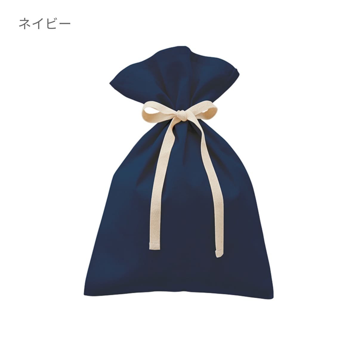 厚手コットン ラッピング巾着（M） | ノベルティ(小物) | 1枚 | TR-1156 | ナチュラル