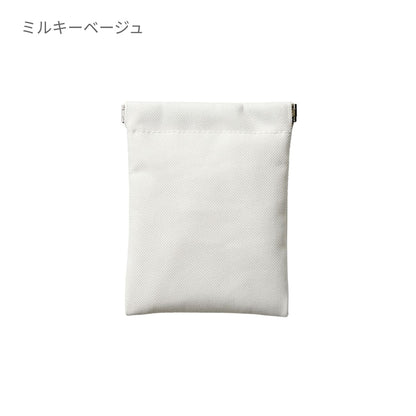 ユーティリティ バネ口ポーチ ミニ | ノベルティ(小物) | 1枚 | TR-1164 | ミルキーベージュ