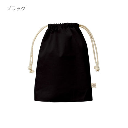 オーガニックコットン ガゼット巾着（M） | ノベルティ(小物) | 1枚 | TR-1169 | ナチュラル