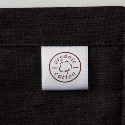 オーガニックコットン フラットショルダートート | ノベルティ(小物) | 1枚 | TR-1171 | ブラック
