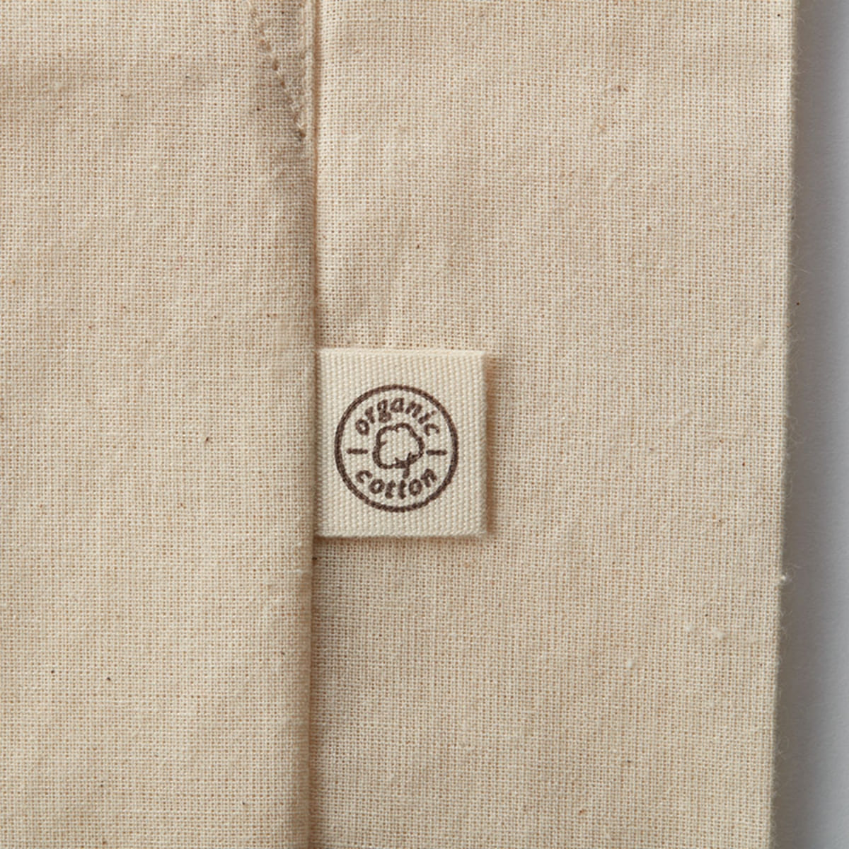 オーガニックコットン マルシェバッグ | ノベルティ(小物) | 1枚 | TR-1173 | ナチュラル