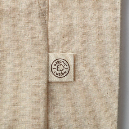 オーガニックコットン マルシェバッグ | ノベルティ(小物) | 1枚 | TR-1173 | ナチュラル