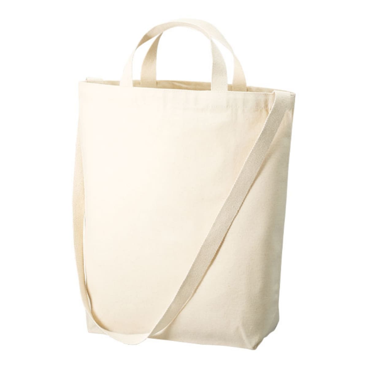オーガニックコットン キャンバスWスタイルバッグ | ノベルティ(小物) | 1枚 | TR-1175 | ナチュラル