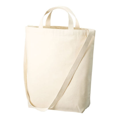 オーガニックコットン キャンバスWスタイルバッグ | ノベルティ(小物) | 1枚 | TR-1175 | ナチュラル