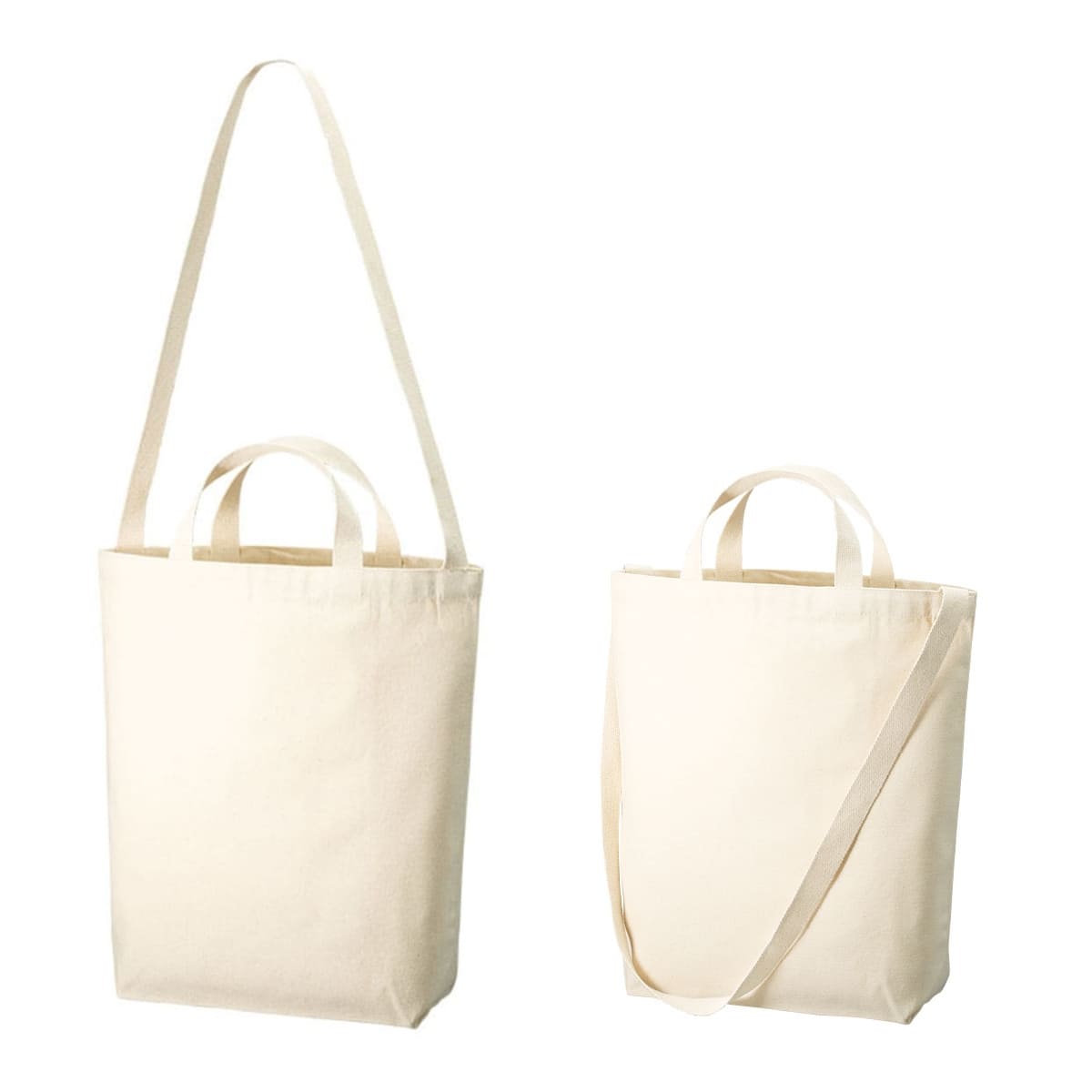 オーガニックコットン キャンバスWスタイルバッグ | ノベルティ(小物) | 1枚 | TR-1175 | ナチュラル