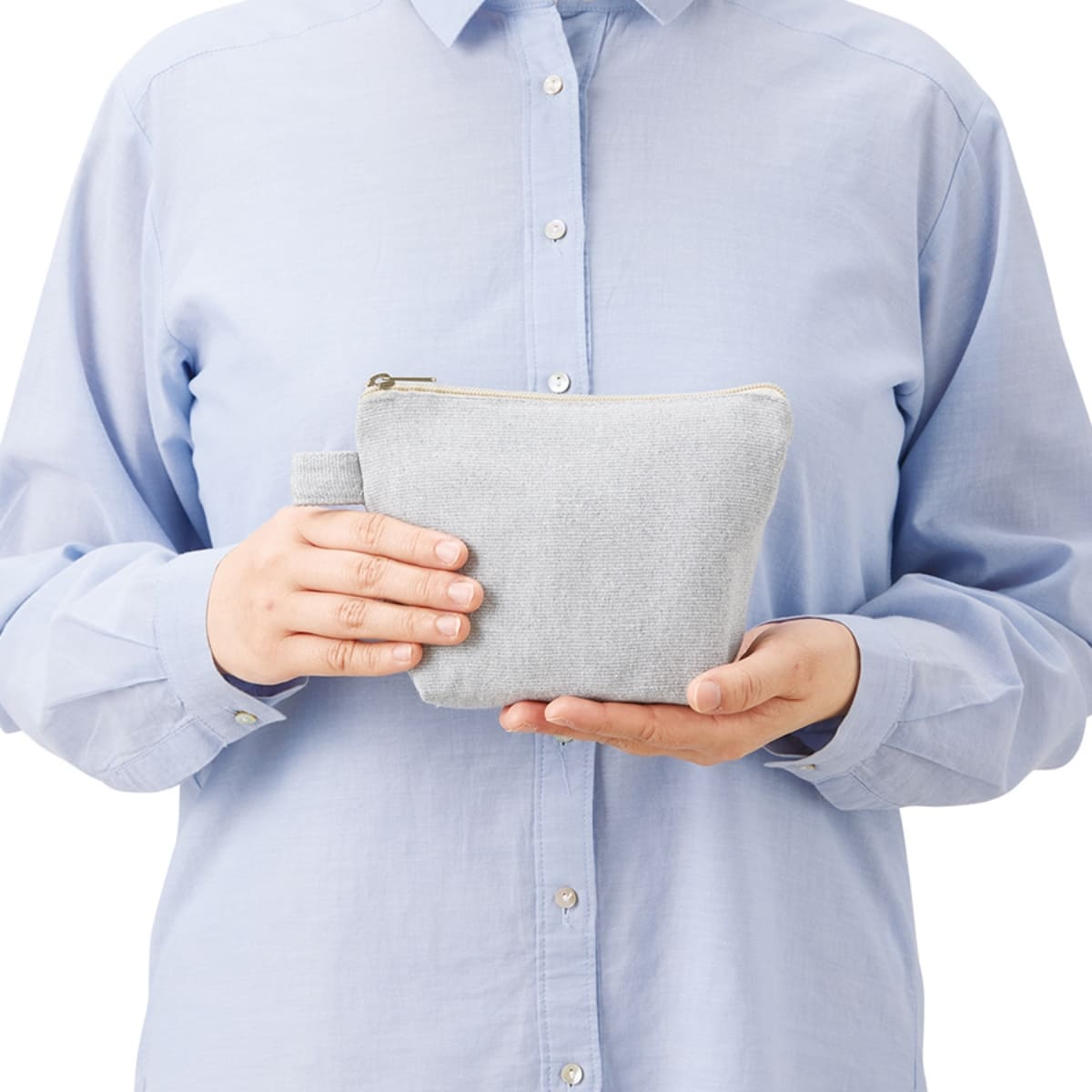 シャンブリック キャンバスデイリーポーチ（S） | ノベルティ(小物) | 1枚 | TR-1191 | グレー