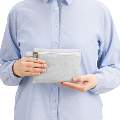 シャンブリック キャンバスフラットポーチ（S） | ノベルティ(小物) | 1枚 | TR-1194 | ベージュ