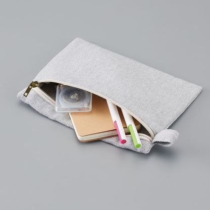 シャンブリック キャンバスフラットポーチ（S） | ノベルティ(小物) | 1枚 | TR-1194 | ベージュ