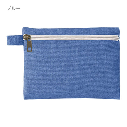 シャンブリック キャンバスフラットポーチ（S） | ノベルティ(小物) | 1枚 | TR-1194 | ベージュ