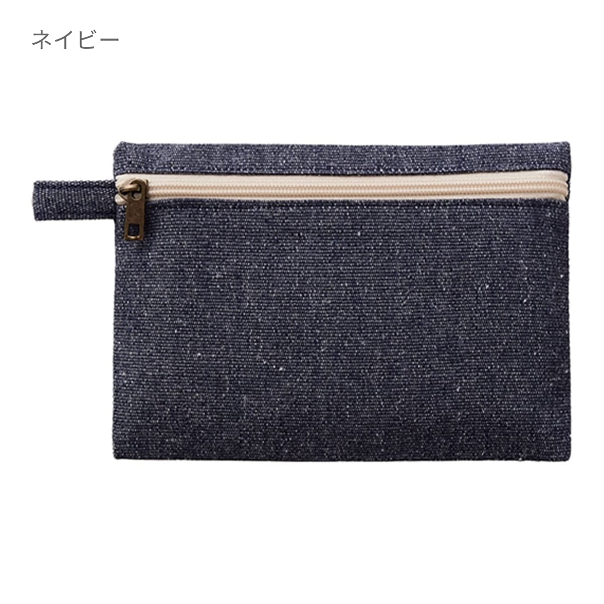 シャンブリック キャンバスフラットポーチ（S） | ノベルティ(小物) | 1枚 | TR-1194 | ベージュ