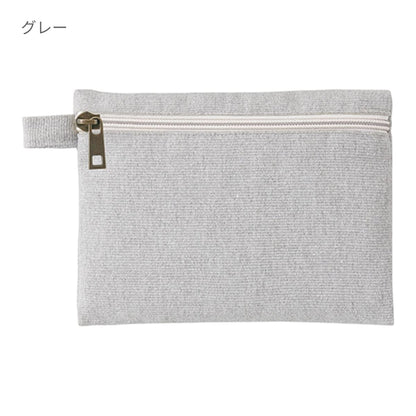 シャンブリック キャンバスフラットポーチ（S） | ノベルティ(小物) | 1枚 | TR-1194 | ベージュ