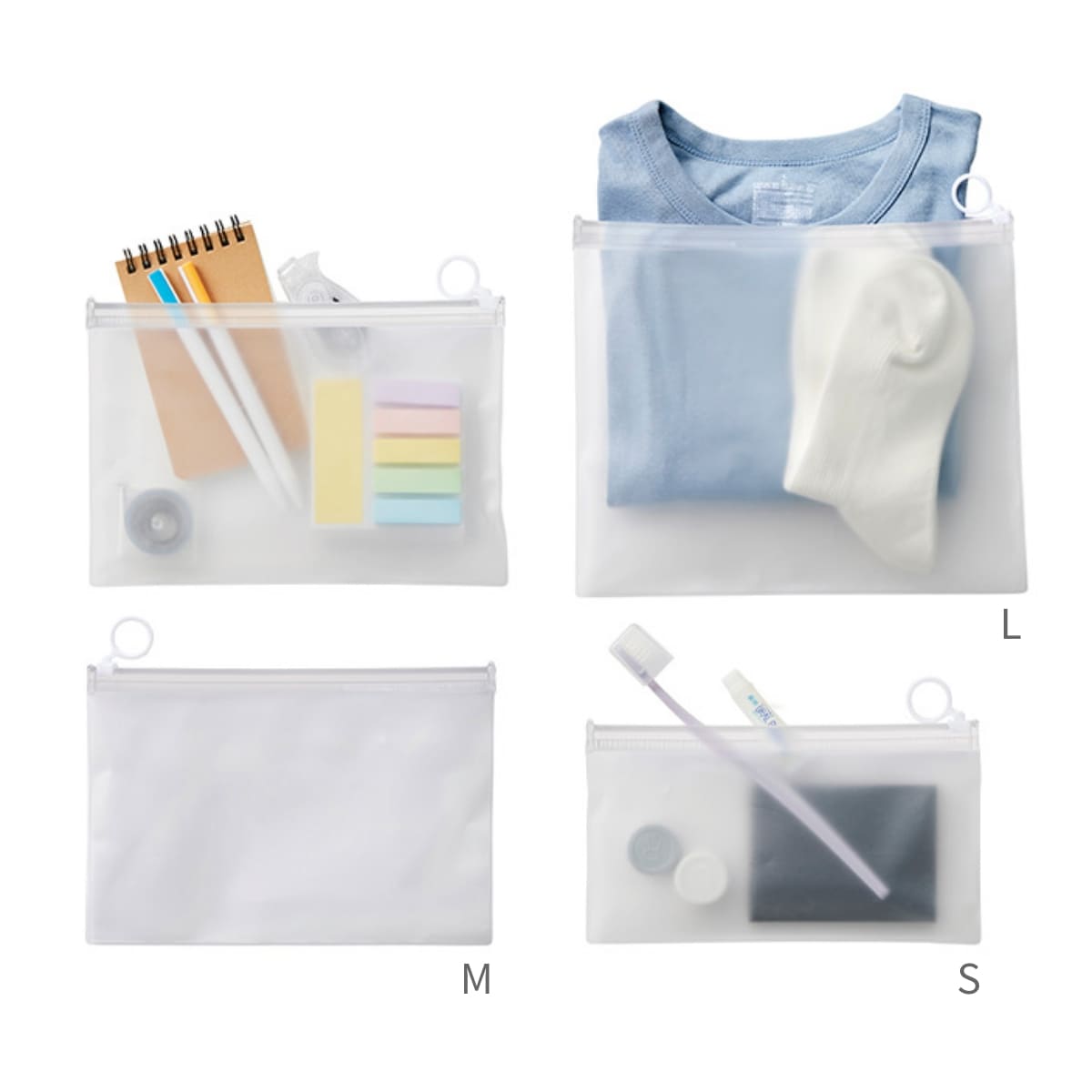 EVA クリアポーチ（M） | ノベルティ(小物) | 1枚 | TS-1702 | クリア