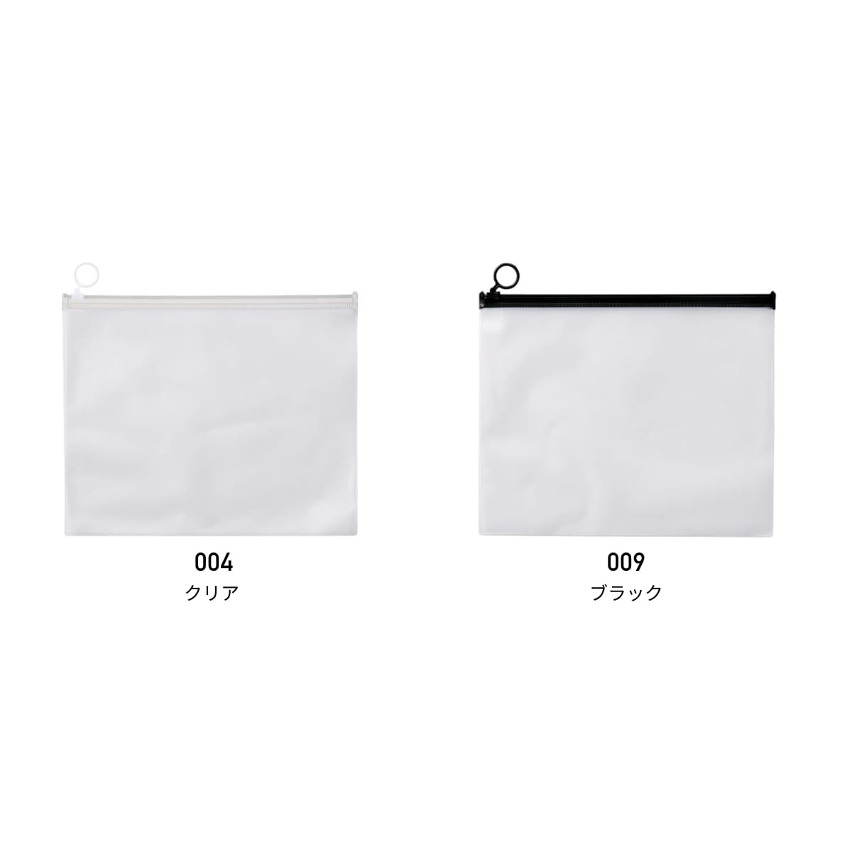 EVA クリアポーチ（L） | ノベルティ(小物) | 1枚 | TS-1703 | ブラック