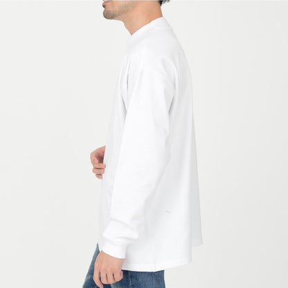 10.2オンススーパーヘビーウェイトモックネックTシャツ | メンズ | 1枚 | MS1610 | ホワイト
