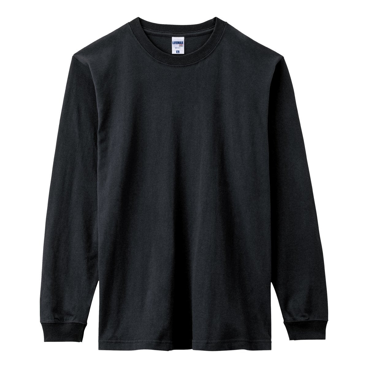 6.2オンスヘビーウェイトロングスリーブTシャツ（ポリジン加工） | メンズ | 1枚 | MS1611 | ブラック