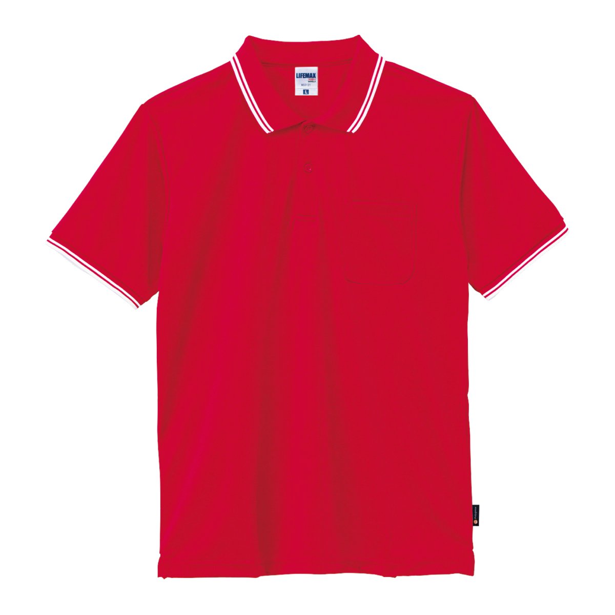 ライン入りベーシックドライポロシャツ（ポリジン加工） | レディース | 1枚 | MS3121 | ピンク