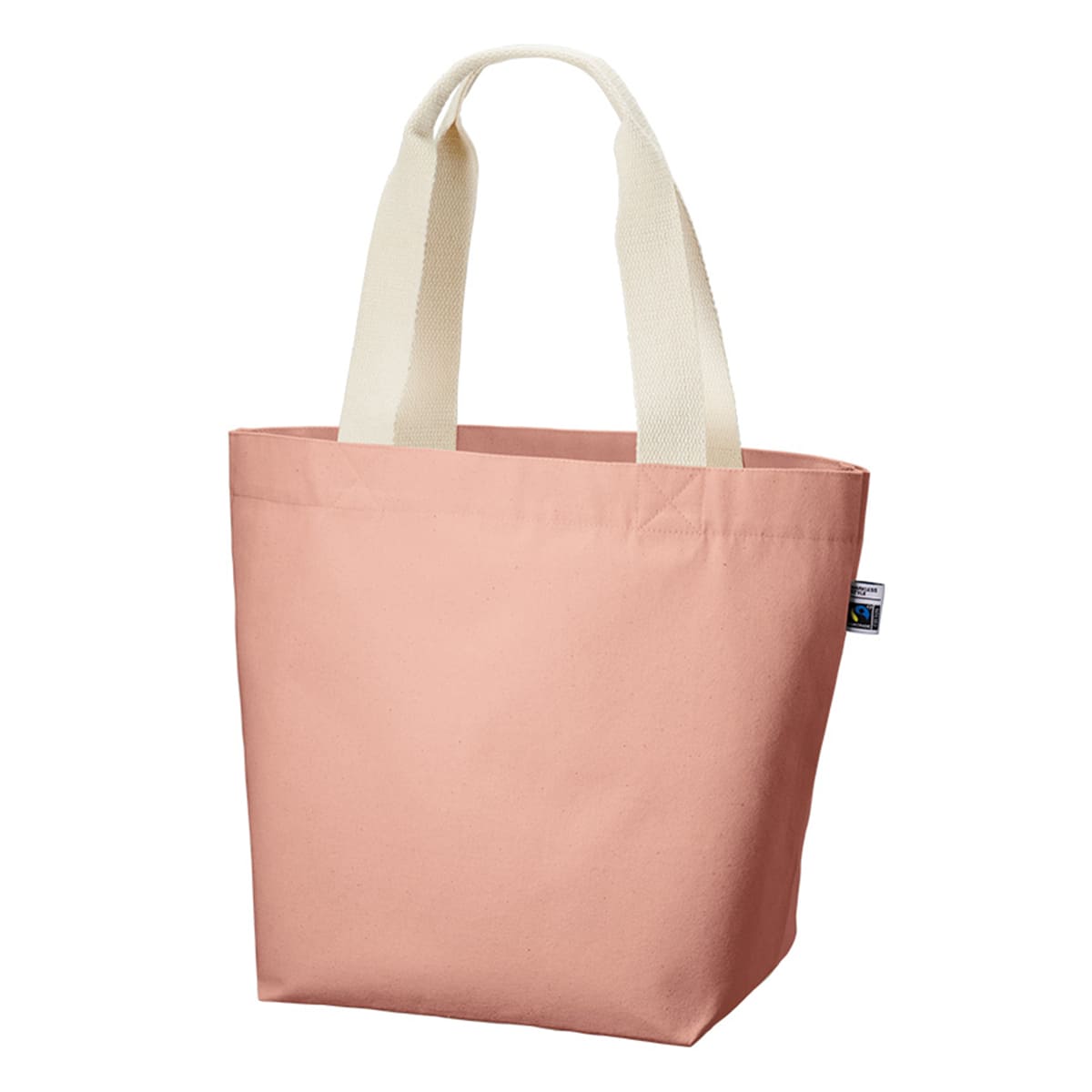 フェアトレードコットン キャンバストート（M） | ノベルティ(小物) | 1枚 | TF-0004 | スモークピンク