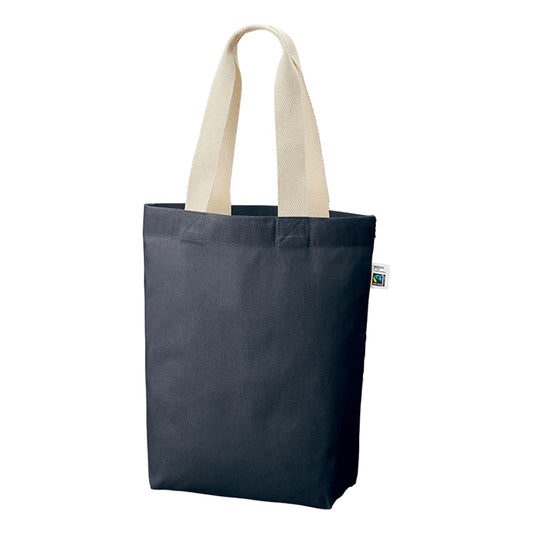 フェアトレードコットン ベーシックトート（M） | ノベルティ(小物) | 1枚 | TF-0021 | ネイビー