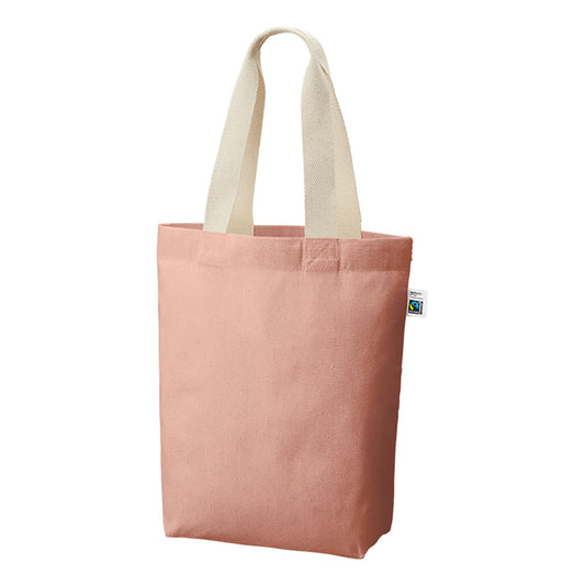 フェアトレードコットン ベーシックトート（M） | ノベルティ(小物) | 1枚 | TF-0021 | スモークピンク
