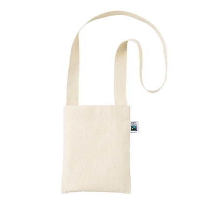 フェアトレードコットン サコッシュ | ノベルティ(小物) | 1枚 | TF-0022 | ナチュラル