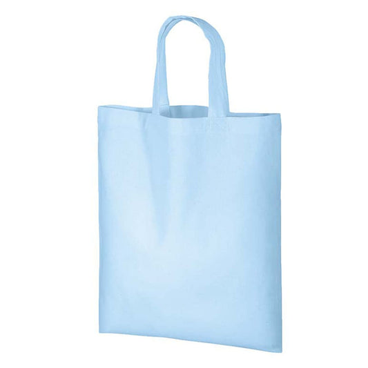 A4コットンバッグ | ノベルティ(小物) | 1枚 | TR-0128 | ライトブルー