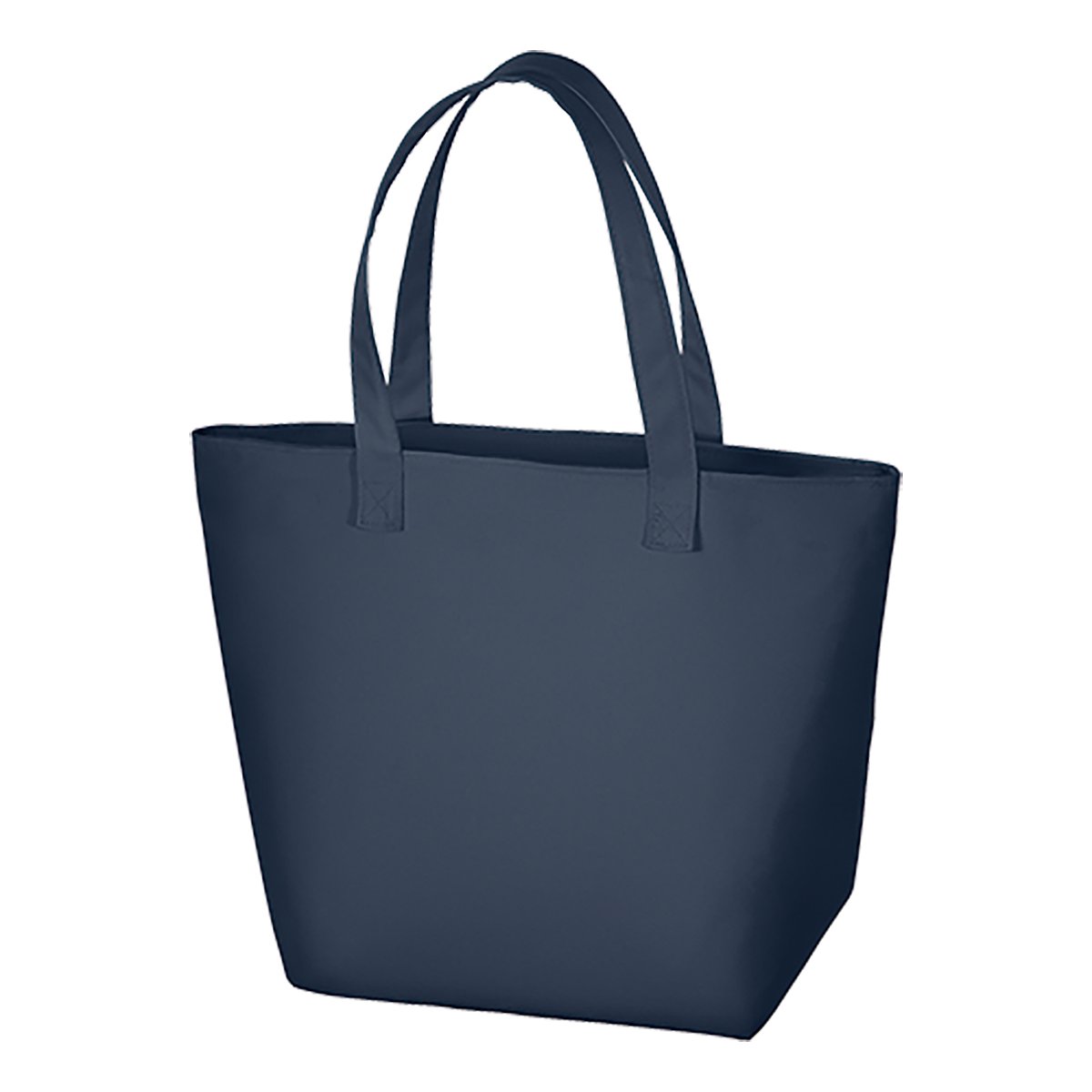 ベーシックファスナートート（Ｌ）  | ノベルティ(小物) | 1枚 | TR-0182 | ネイビーブルー