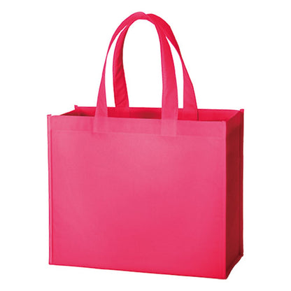 不織布 スクエアトート | ノベルティ(小物) | 1枚 | TR-0436 | ビビットピンク